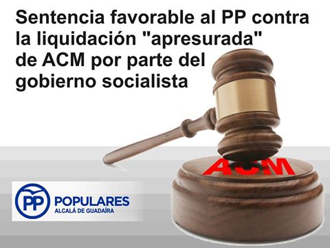 PSOE no facilitó la información obligada a los alcalareños antes de cerrar ACM