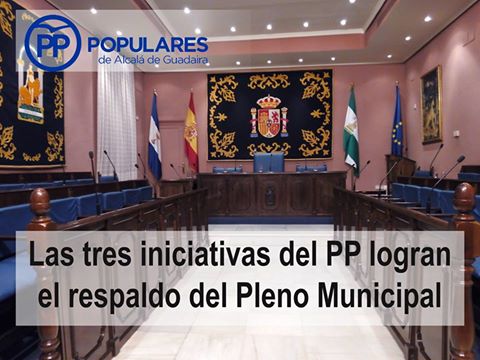 Iniciativas del PP aprobadas en el Pleno Municipal de Septiembre 2016