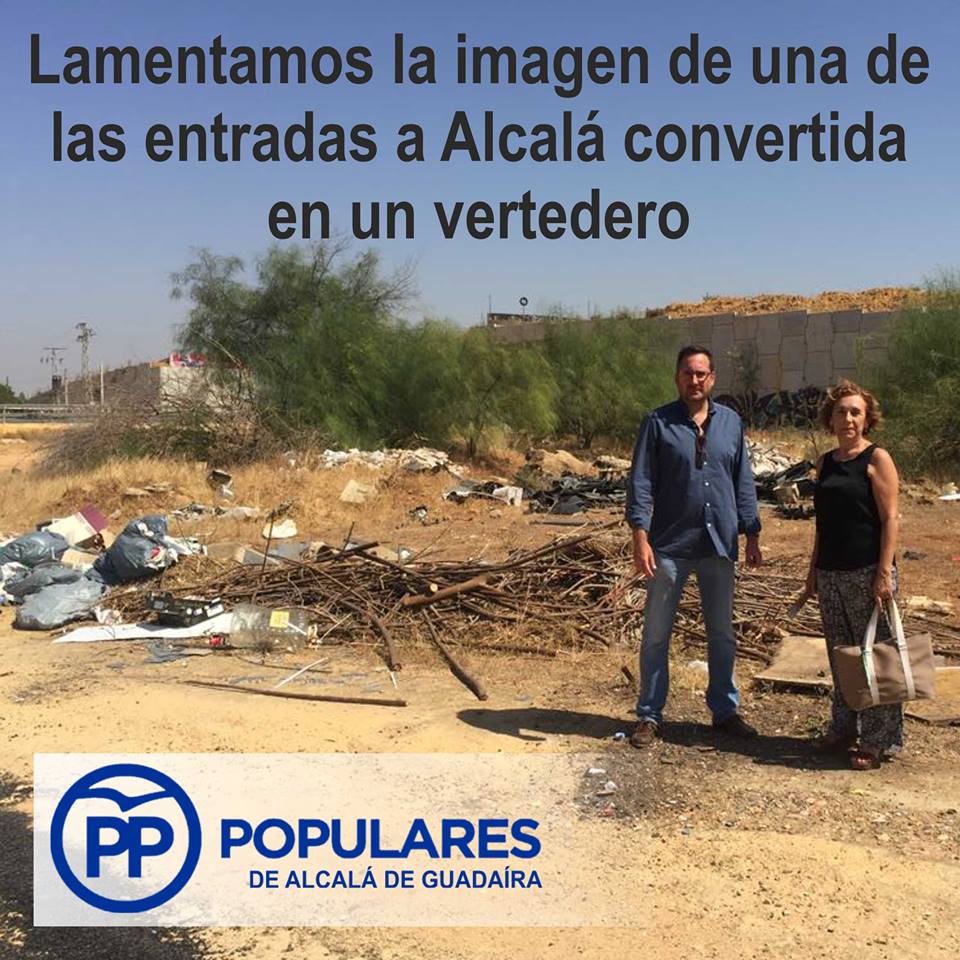 La entrada de Alcalá presenta acumulación de escombros y basura ilegales