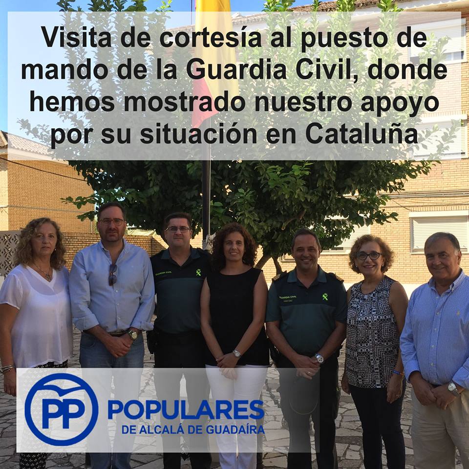 Agradecimiento, respeto y consideración a la Guardia Civil,por su trabajo al servicio de los  Españoles y la Constitución que compartimos.
