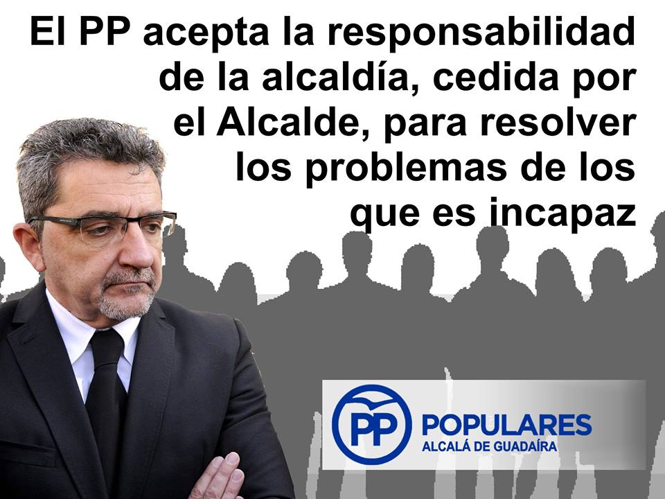 Limones cedería la alcaldía al PP para resolver los problemas que PSOE no soluciona