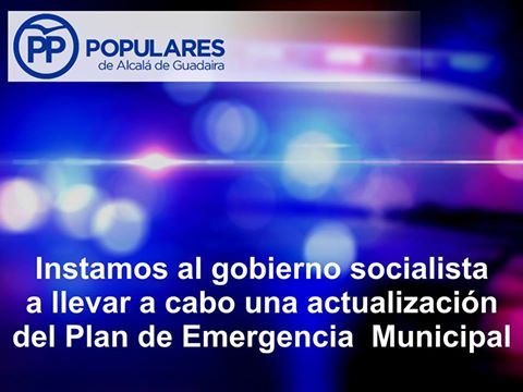 El Plan de Emergencia Municipal de Alcalá hay que actualizarlo