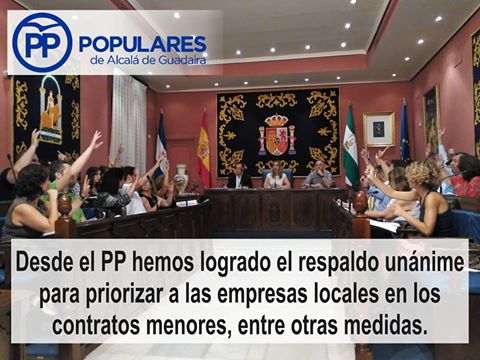 Conseguimos priorizar a empresas de Alcalá en contratos del Ayuntamiento