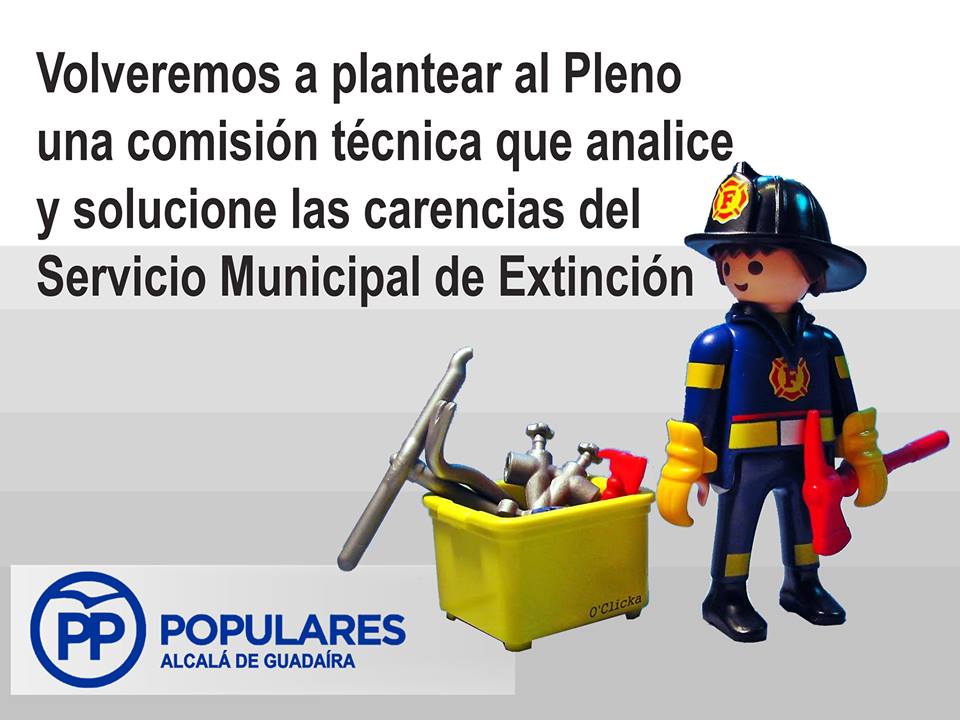 Los bomberos de Alcalá necesitan recursos proporcionales a nuestra población